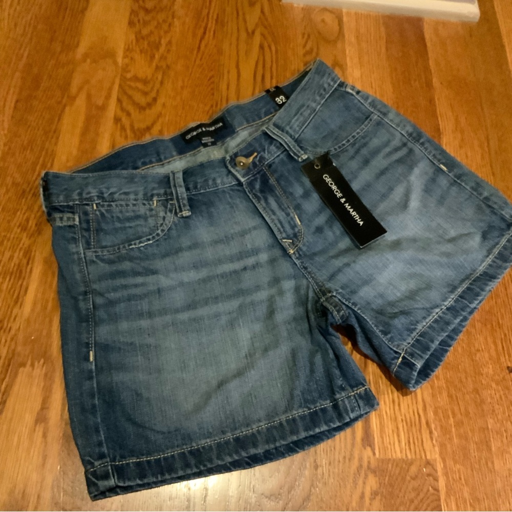 Shorts Blue Jeans George and Martha Size 32 New With Tags #W4